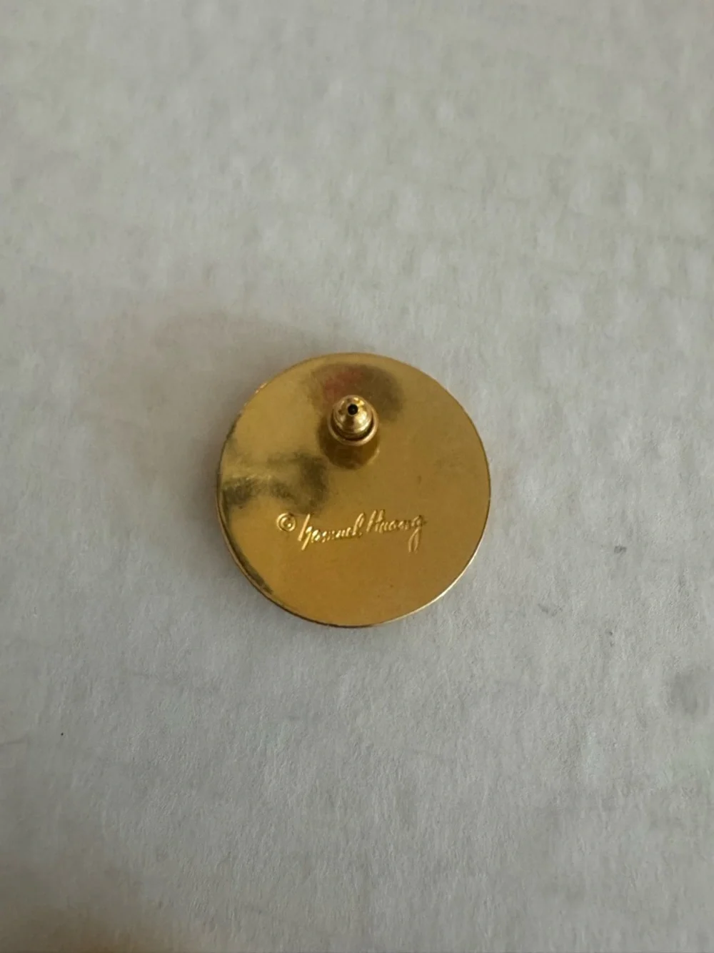 VTG 1980s‎ Samuel Huang Cloisonne Enamel Earrings